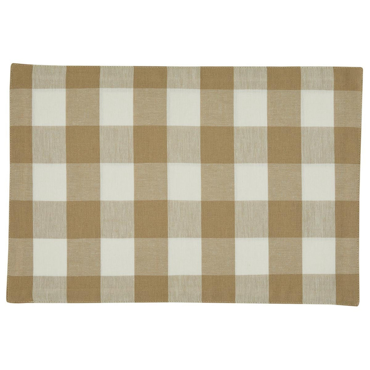 Wicklow Check Natural Placemat