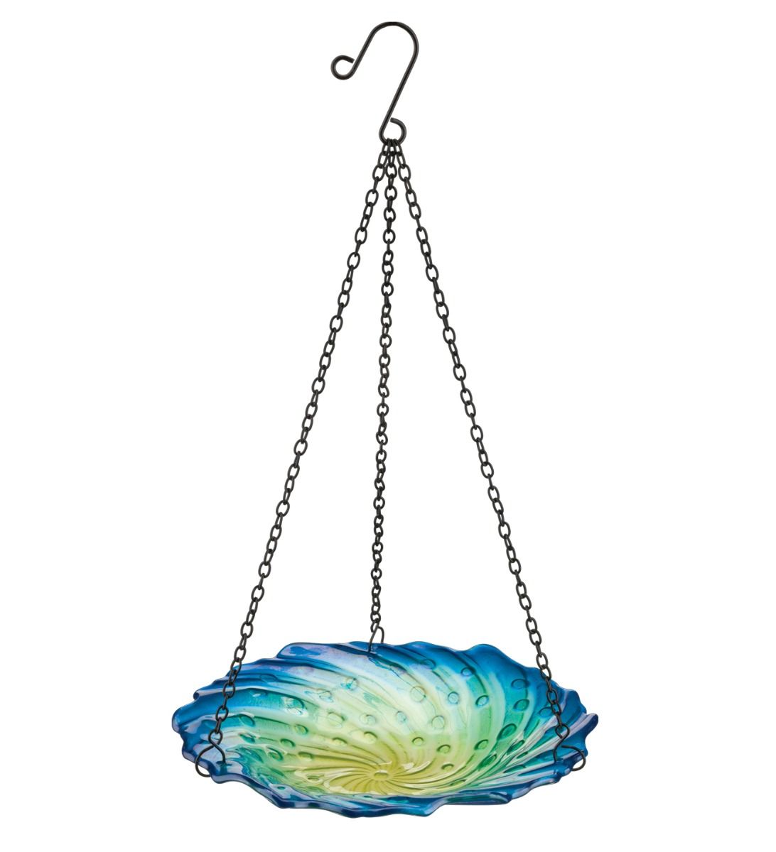 Spiral Dotted Hanging Bird Feeder