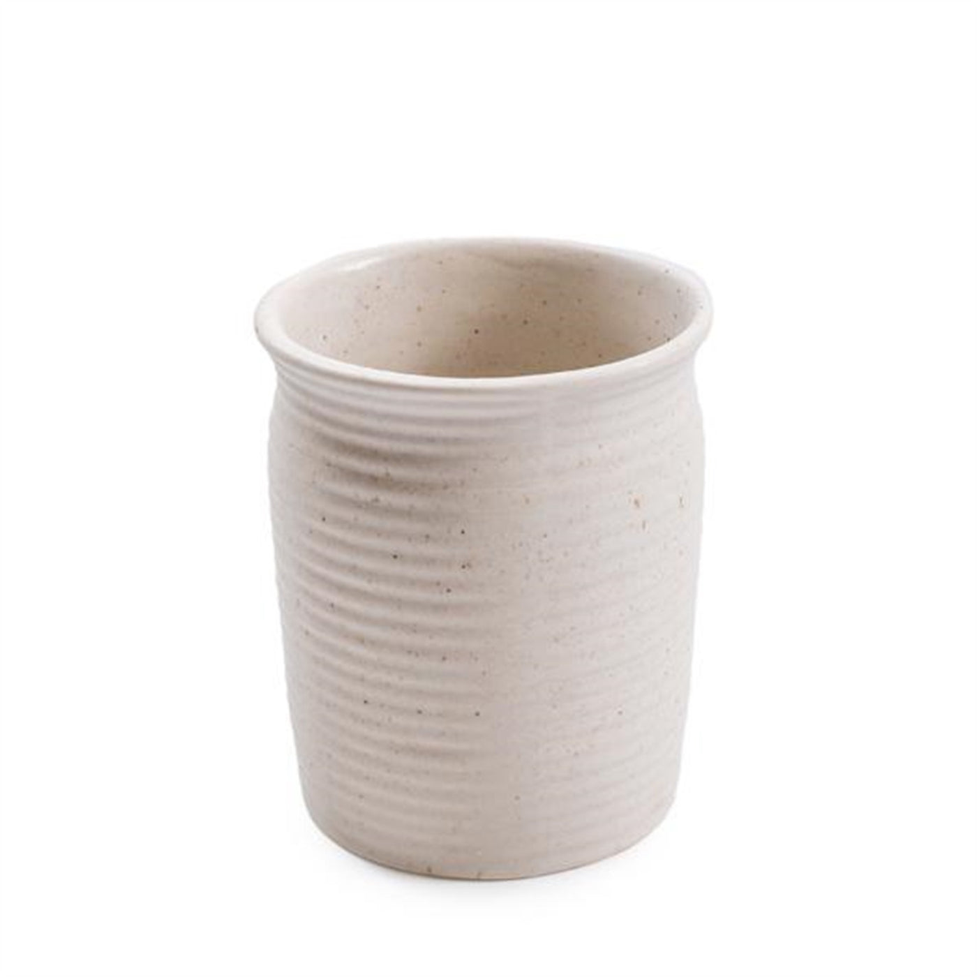 Speckled Ceramic Utensil Jar