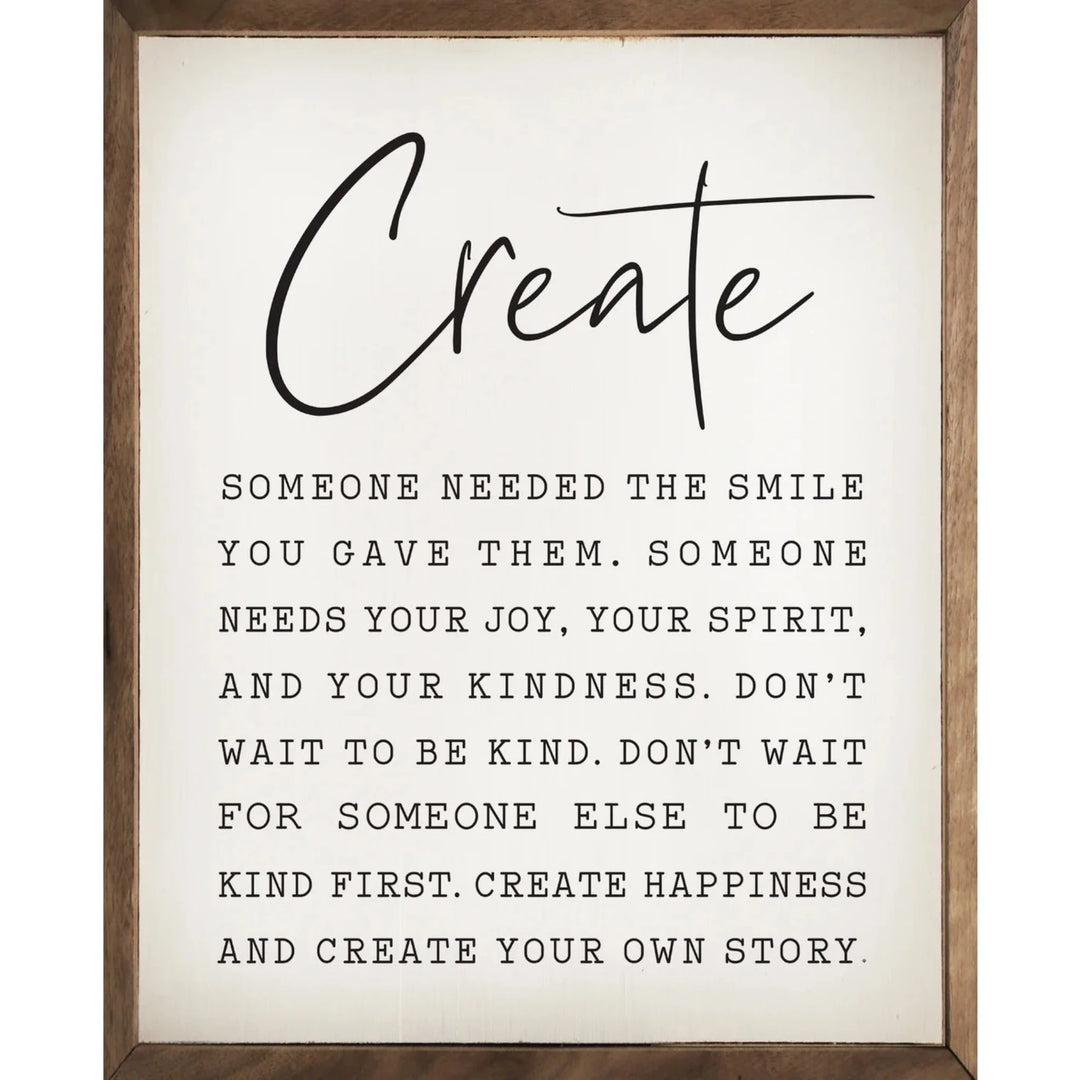 Create Your Own Story Sign