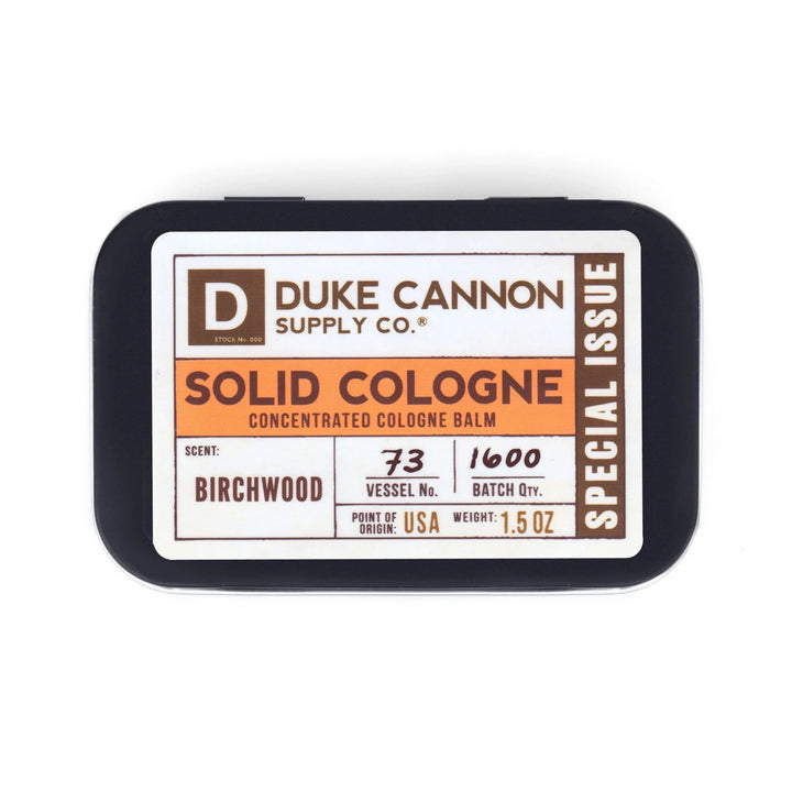 Birchwood Solid Cologne Tin
