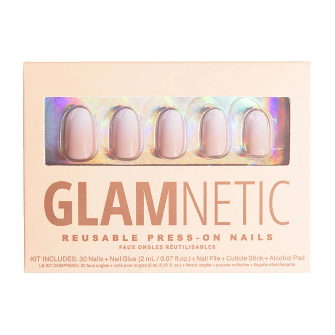 Creamer Reusable Glue On Nails