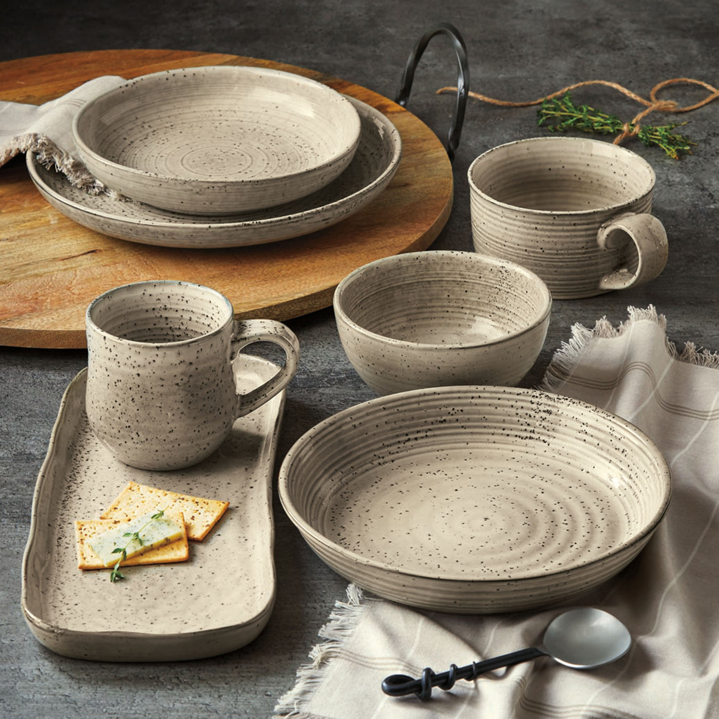 Loft Speckled Soup Mug