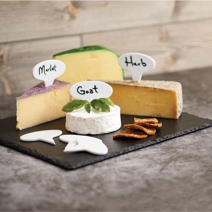 Porcelain Cheese Marker Set