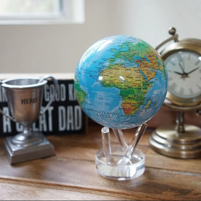 Relief Map Blue Mova Globe