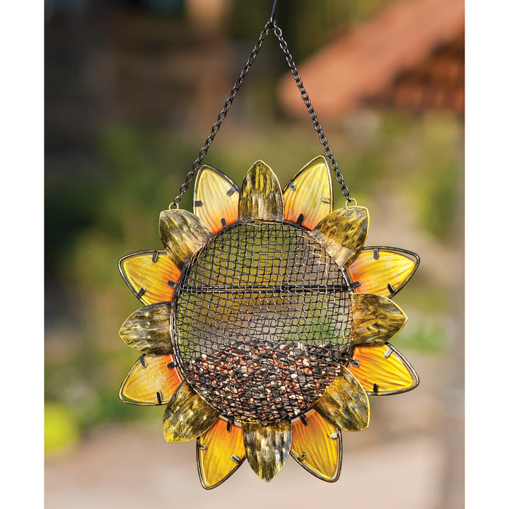 Mesh Cage Sunflower Birdfeeder