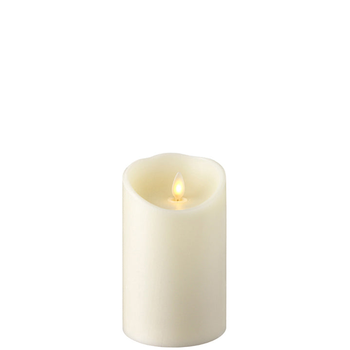 Ivory Push Flame Candle