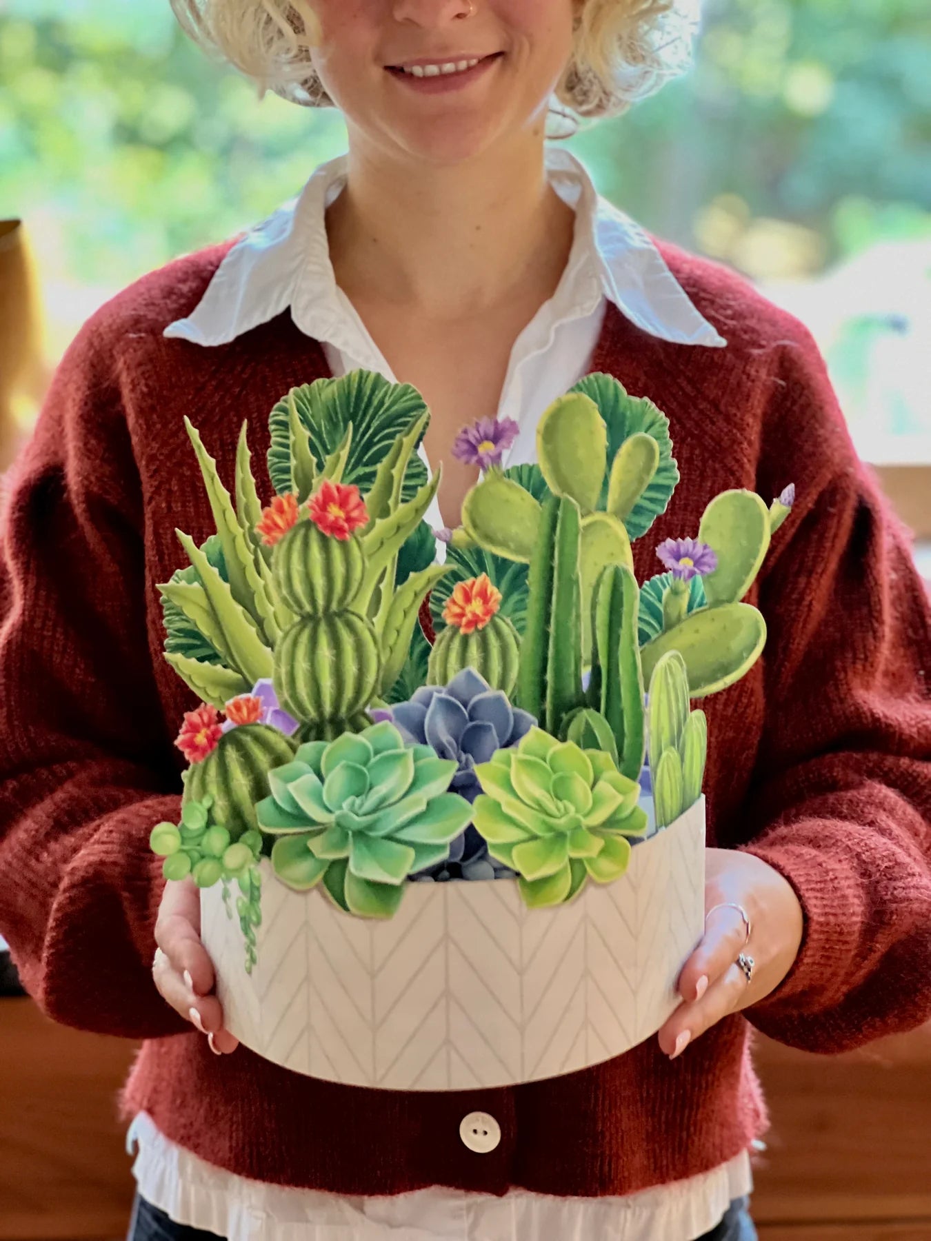 Cactus Garden Pop-up Bouquet