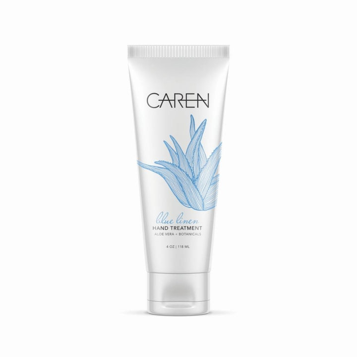 Caren - Blue Linen Hand Treatment