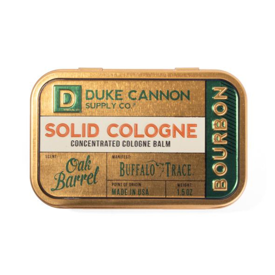 Bourbon Solid Cologne Tin