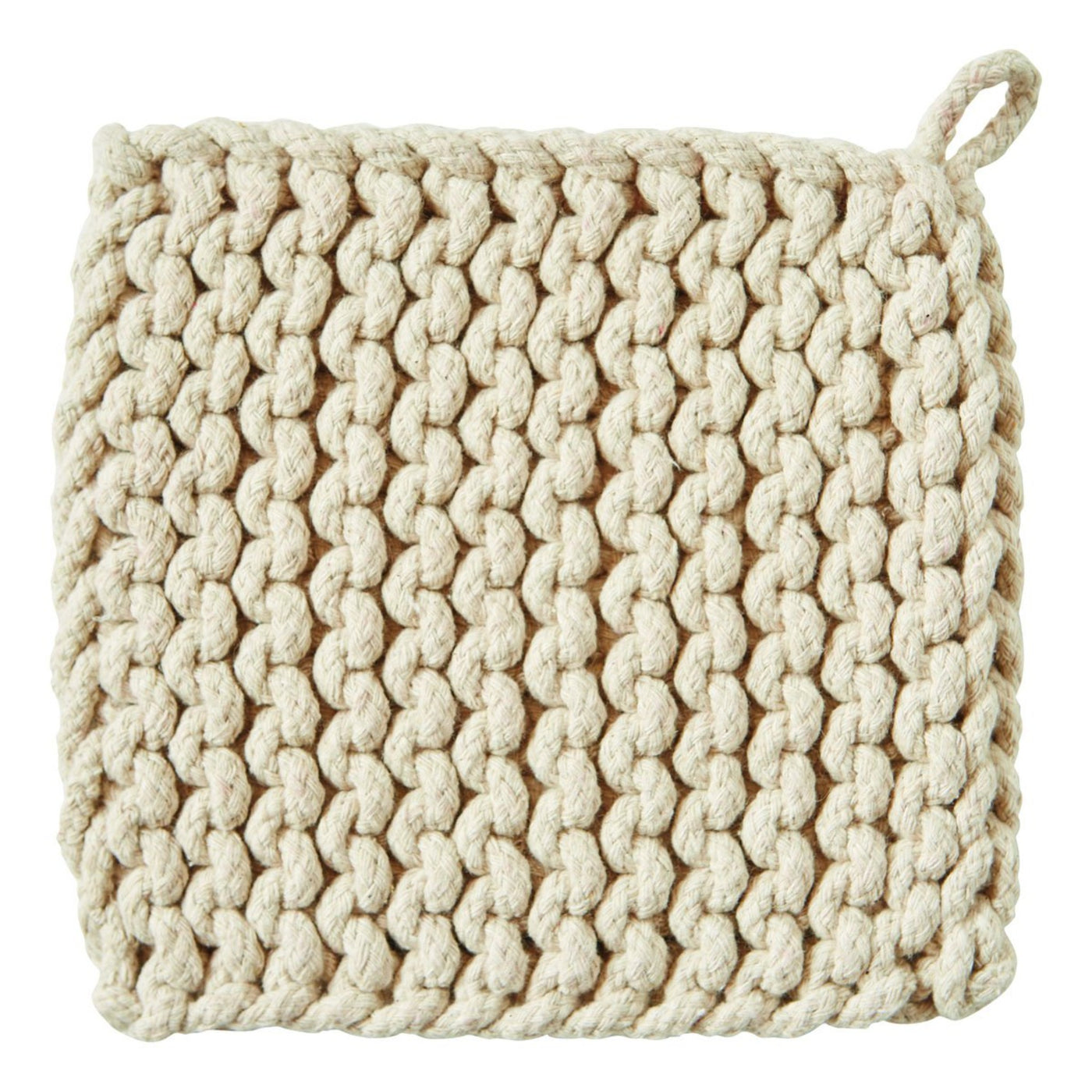 Cream Crochet Trivet
