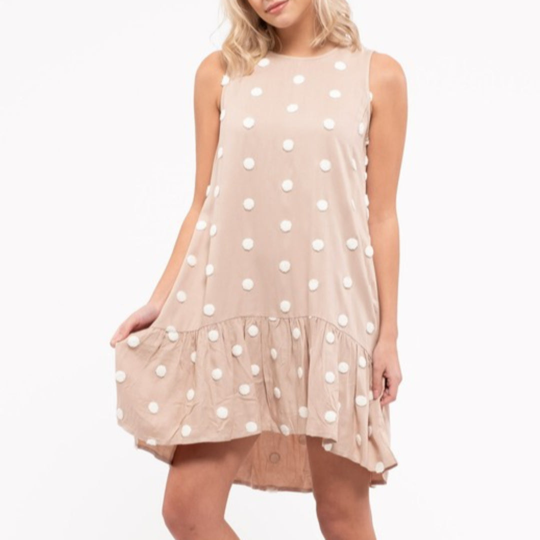 Swiss Dot Mini Dress