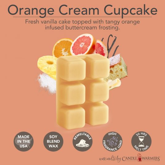 Orange Cream Cupcake Wax Melt
