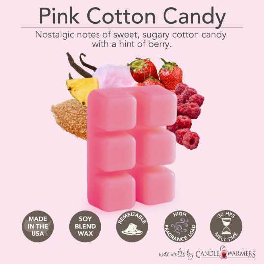 Pink Cotton Candy Wax Melt