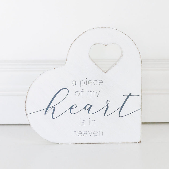 A Piece Of My Heart Reversible Sign