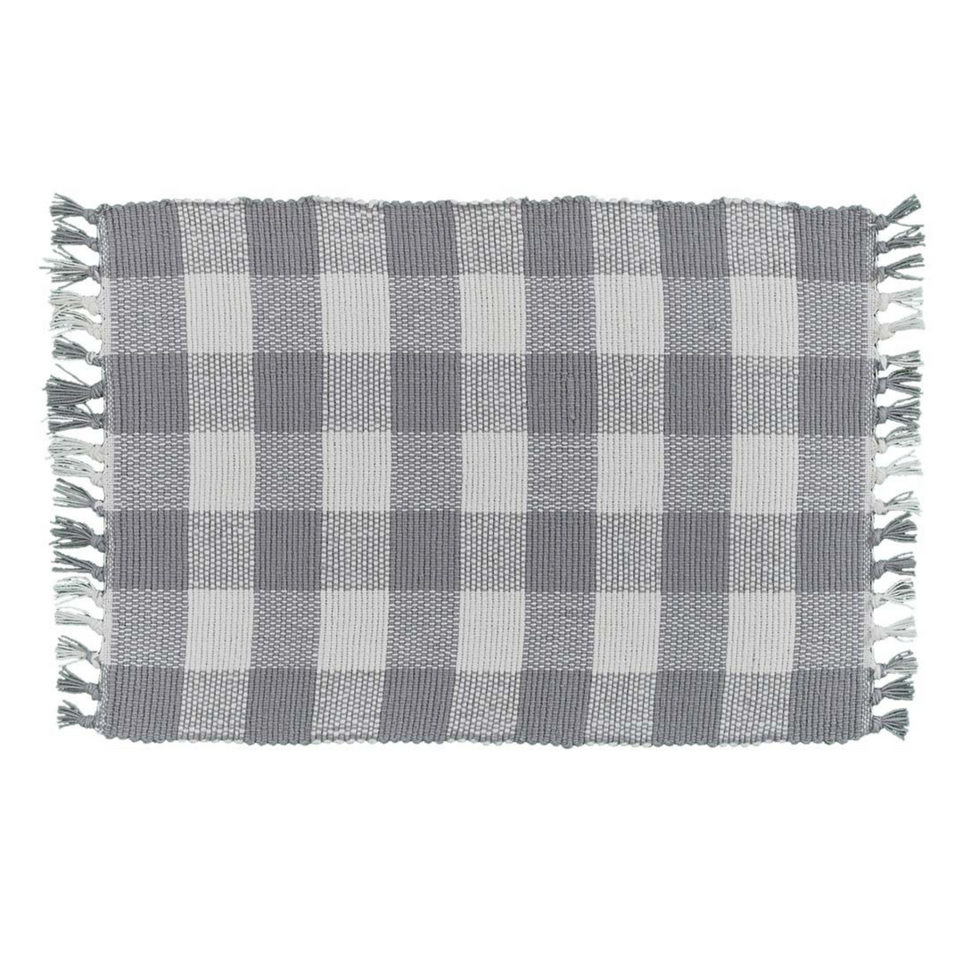 Wicklow Check Dove Yarn Placemat