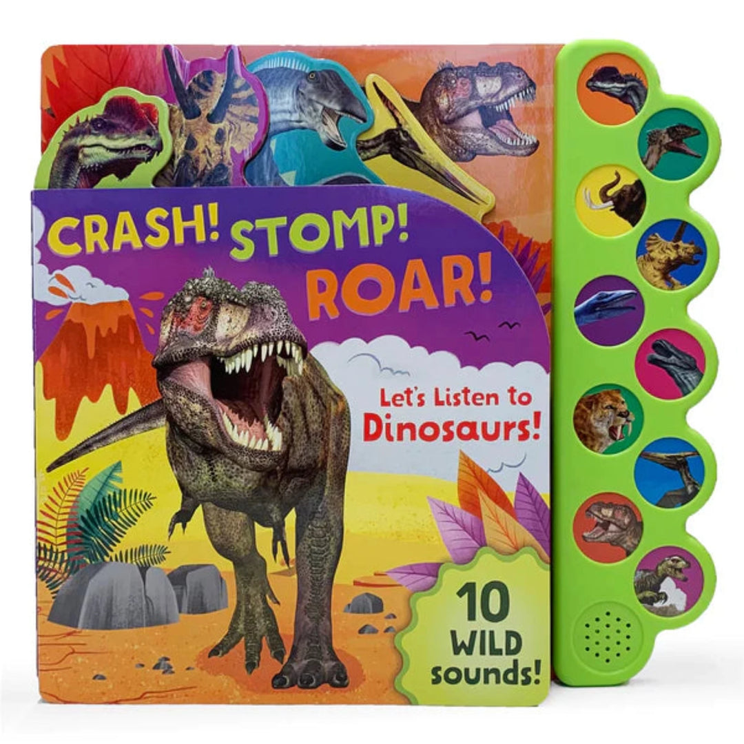 Crash Stomp Roar Dinosaur Sounds Book