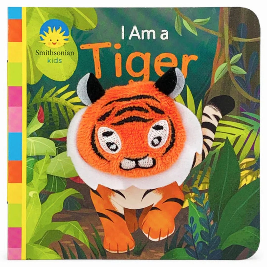 I Am Tiger Puppet Book