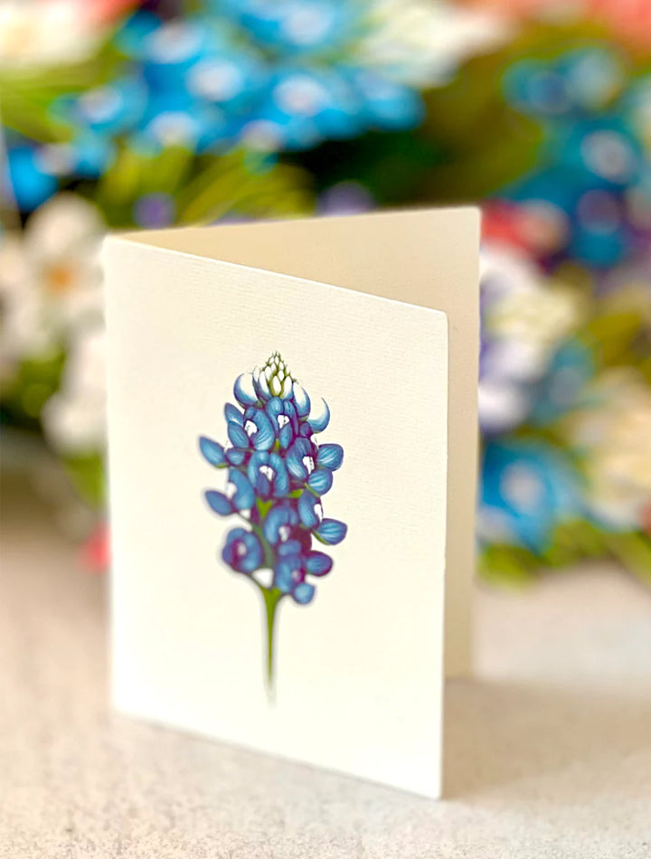 Blue Bonnet Pop-up Flower Bouquet