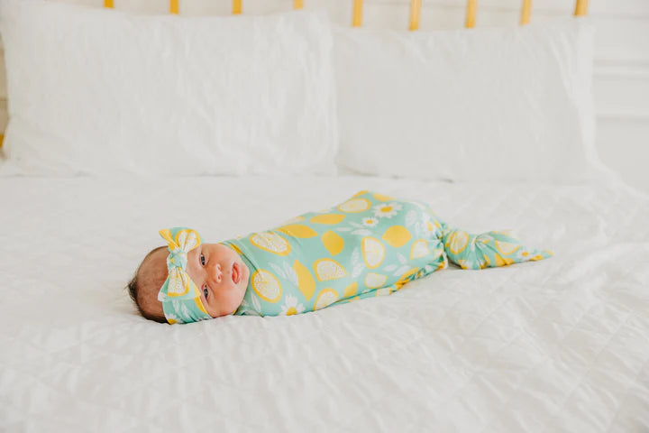 Lemon Swaddle Blanket