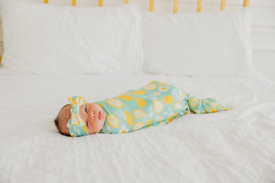 Lemon Swaddle Blanket