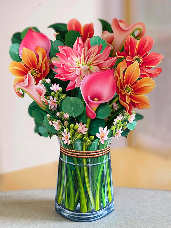 Dear Dahlia Pop-up Flower Bouquet