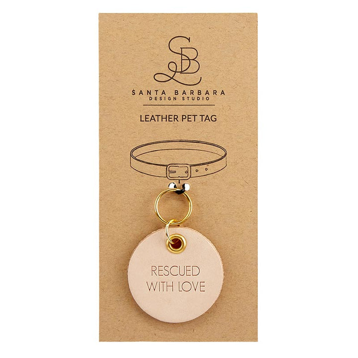 Rescued With Love Pet Tag