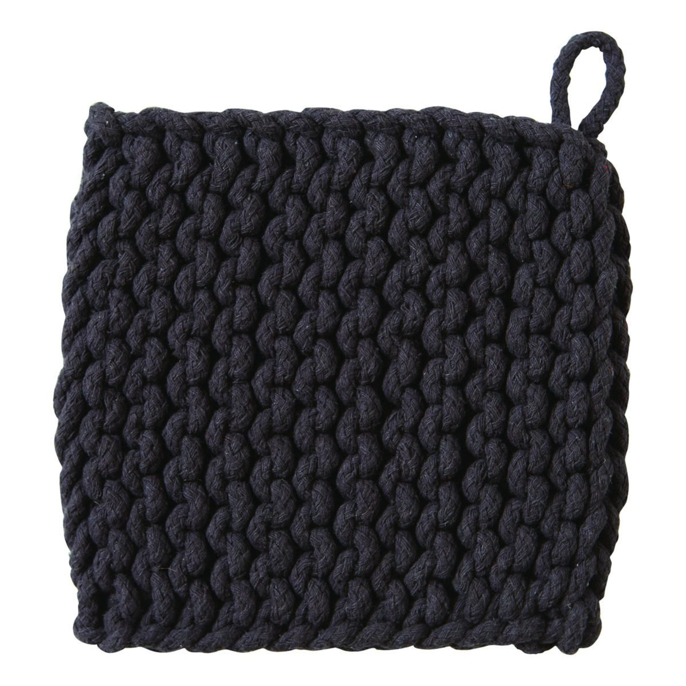 Black Crochet Trivet