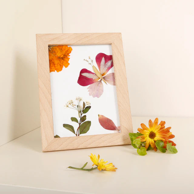 Huckleberry Pressed Flower Frame Art