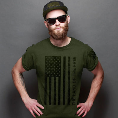 Hold Fast Freedom Flag Men's Tee