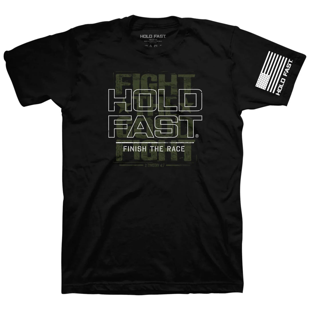 Hold Fast Finish The Race Men's Tee