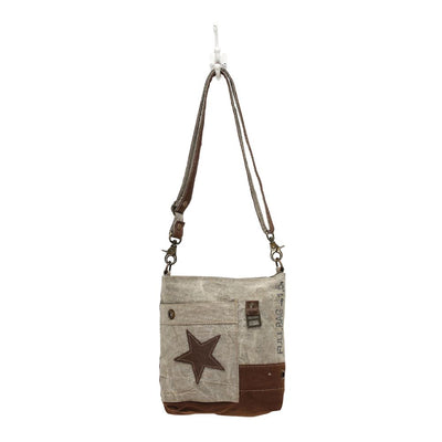 Myra - Leather Star Crossbody Bag