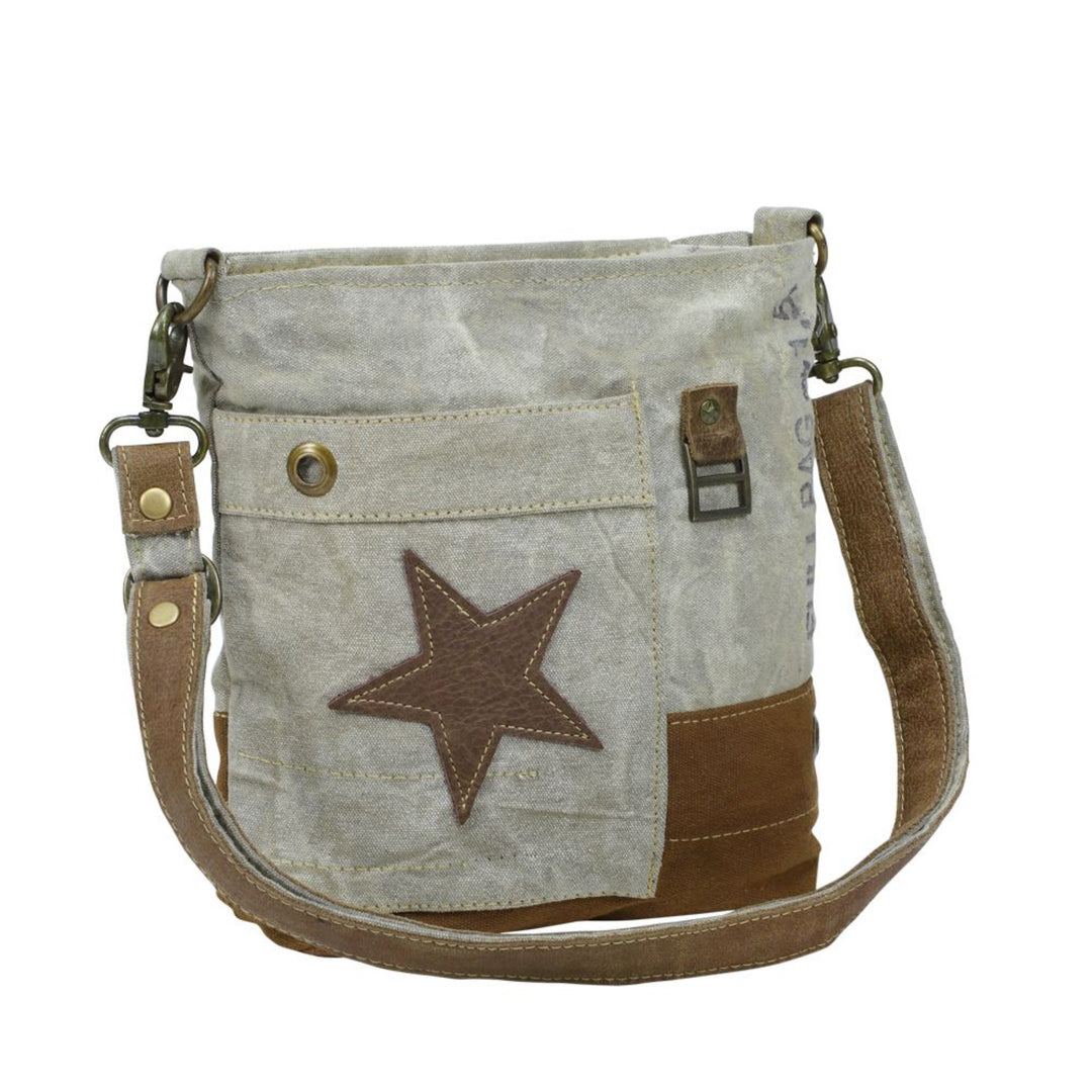 Myra Leather Star Crossbody Bag