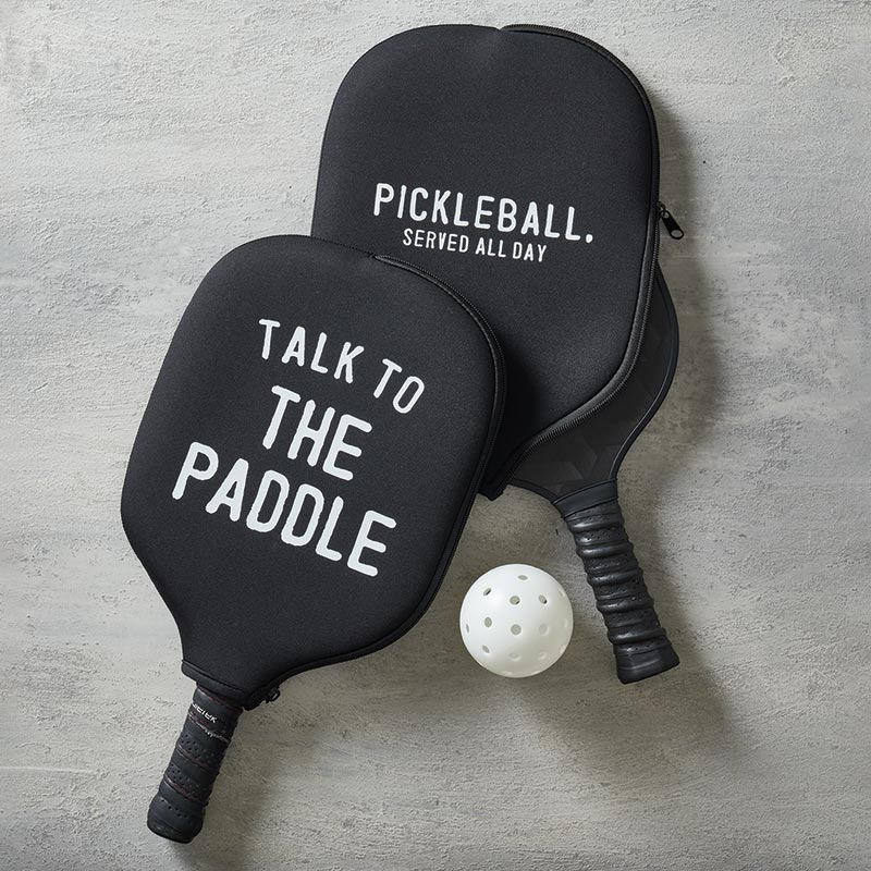 Pickleball Talk To The Paddle Cover