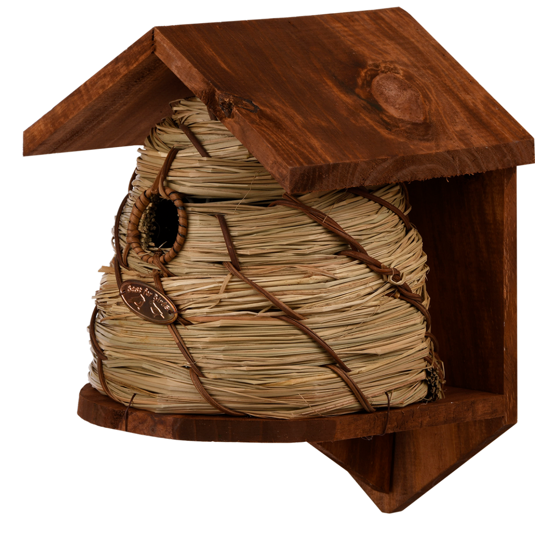 Beehive Styled Nesting Birdhouse