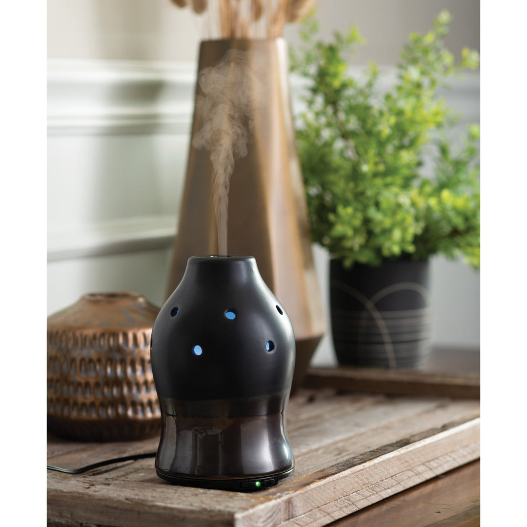 Black Dipped Lighted Oil Diffuser