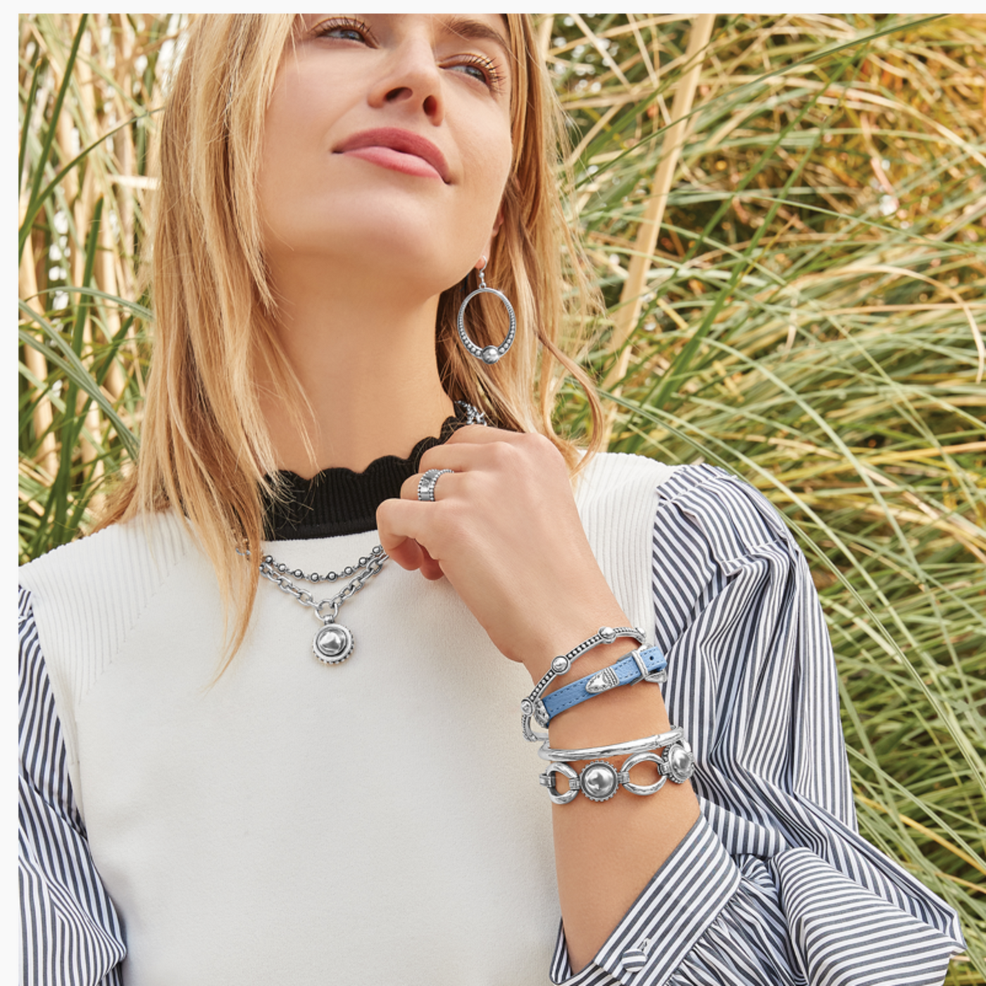 Pretty Tough Bold Stud Necklace