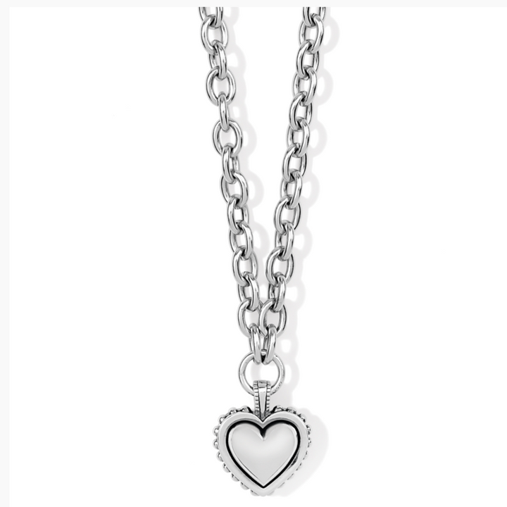 Brighton Pretty Tough Bold Heart Necklace