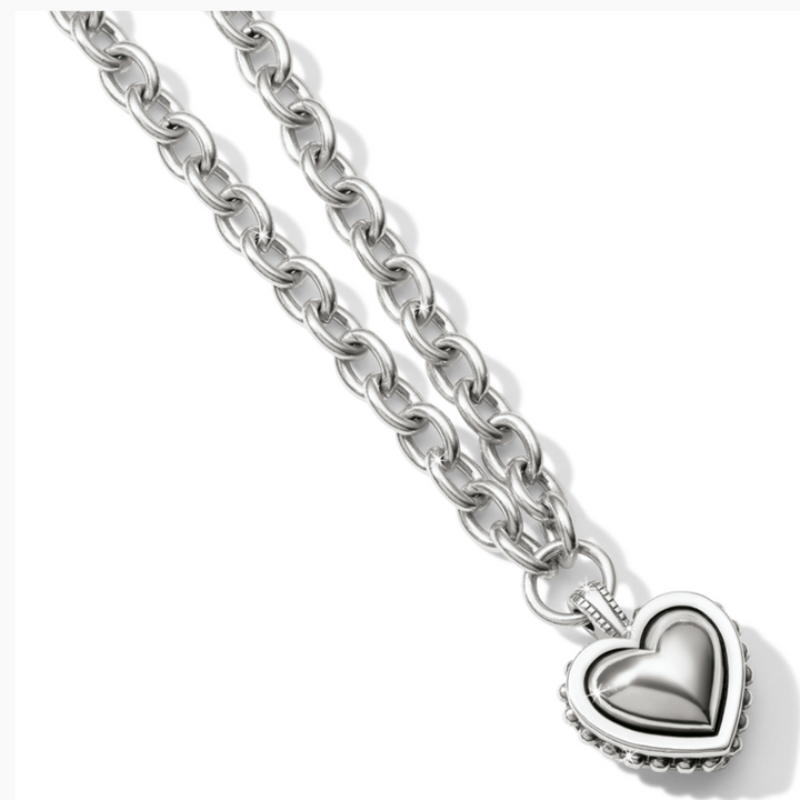 Brighton Pretty Tough Bold Heart Necklace