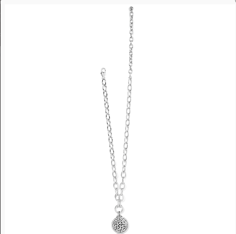 Brighton Contempo Medallion Charm Necklace