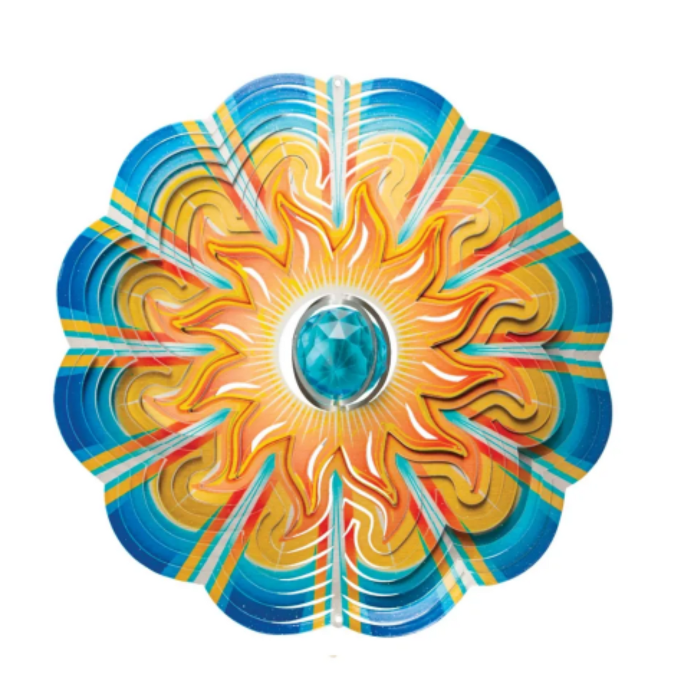 Crystal Aqua Sun Spinner