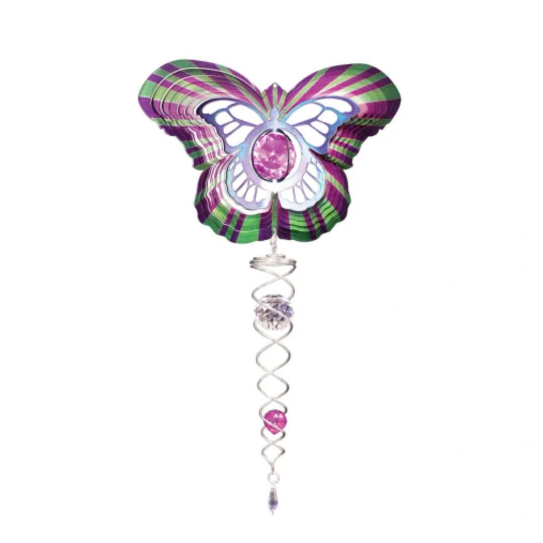 Crystal Butterfly Mini Spinner Set
