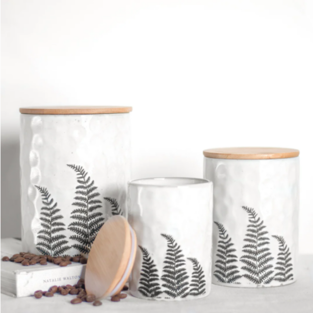 Fern Printed Canister Set