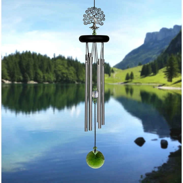 Green Crystal Tree Of Life Chime
