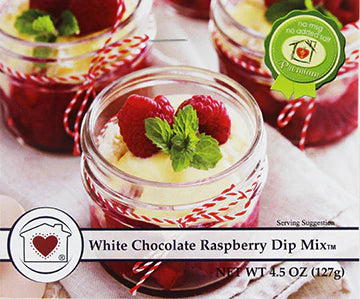 White Chocolate Raspberry Dip Mix