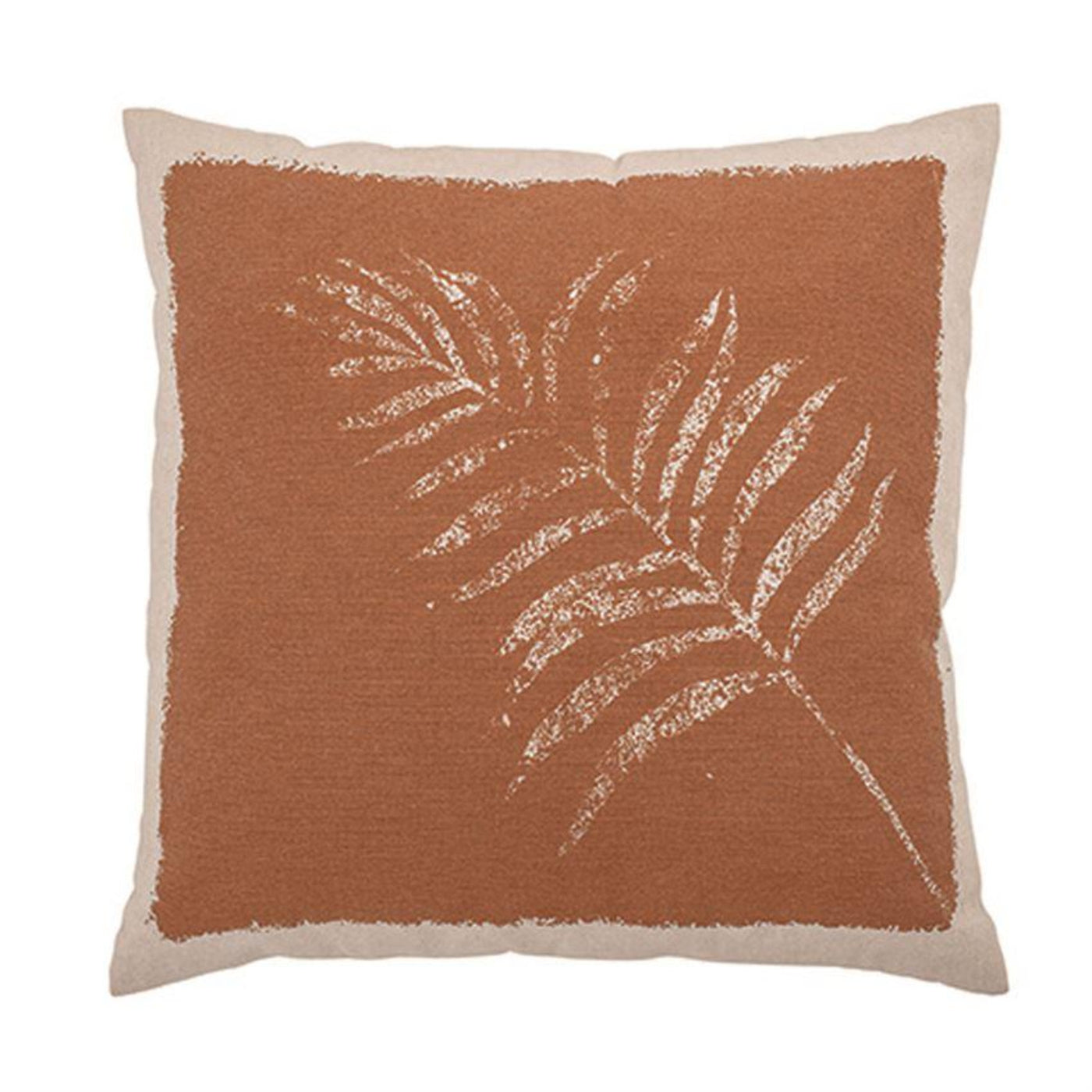 Frond Printed Square Pillow
