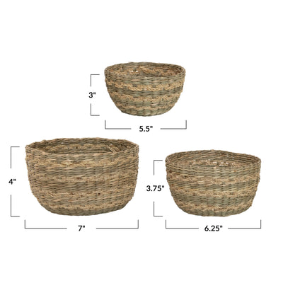 Small Woven Seagrass Basket