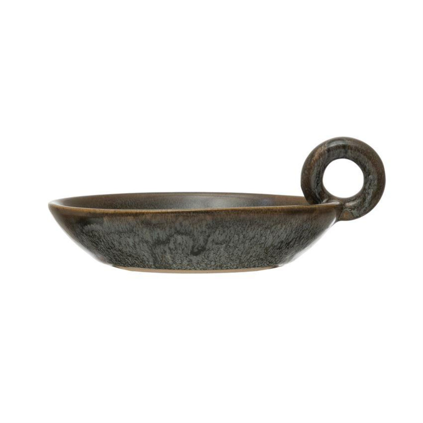 Mini Stoneware Dish Bowl With Handle