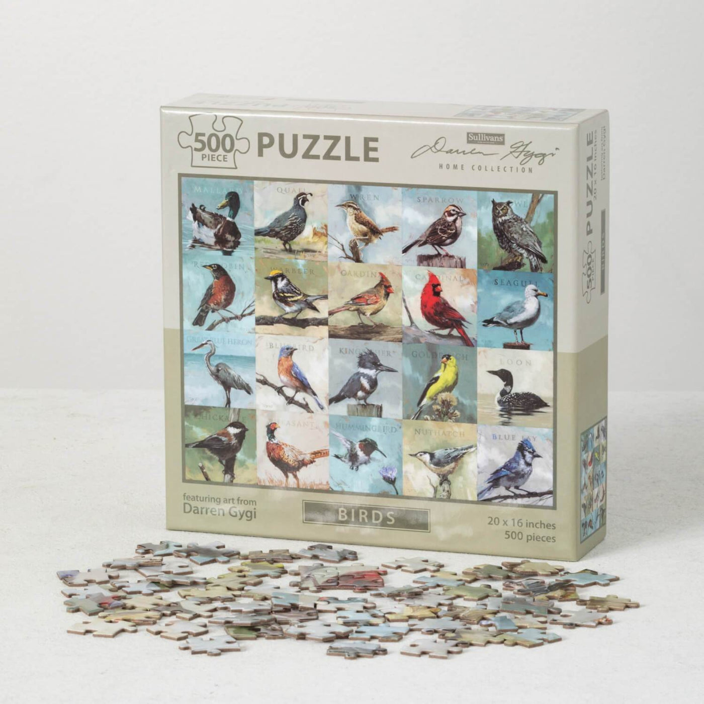 500 Piece Bird Species Puzzle