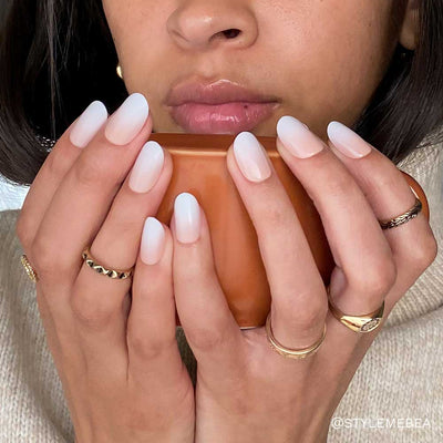 Creamer Reusable Glue On Nails
